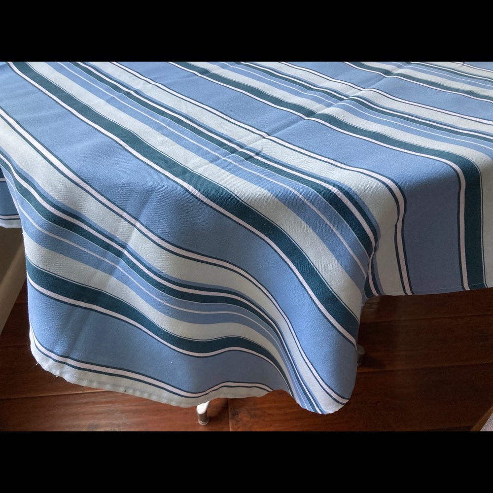 Perfect Striped Tablecloth 52" x 70"